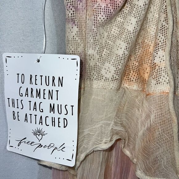 FREE PEOPLE WASHED ASHORE MAXI DRESS NWT SMALL - Picture 9 of 11